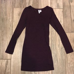 Long sleeve bodycon mini dress